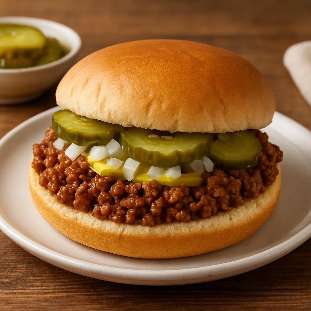 Entree: United States – Midwestern United States (Iowa) – Maid-Rite Sandwich recipe