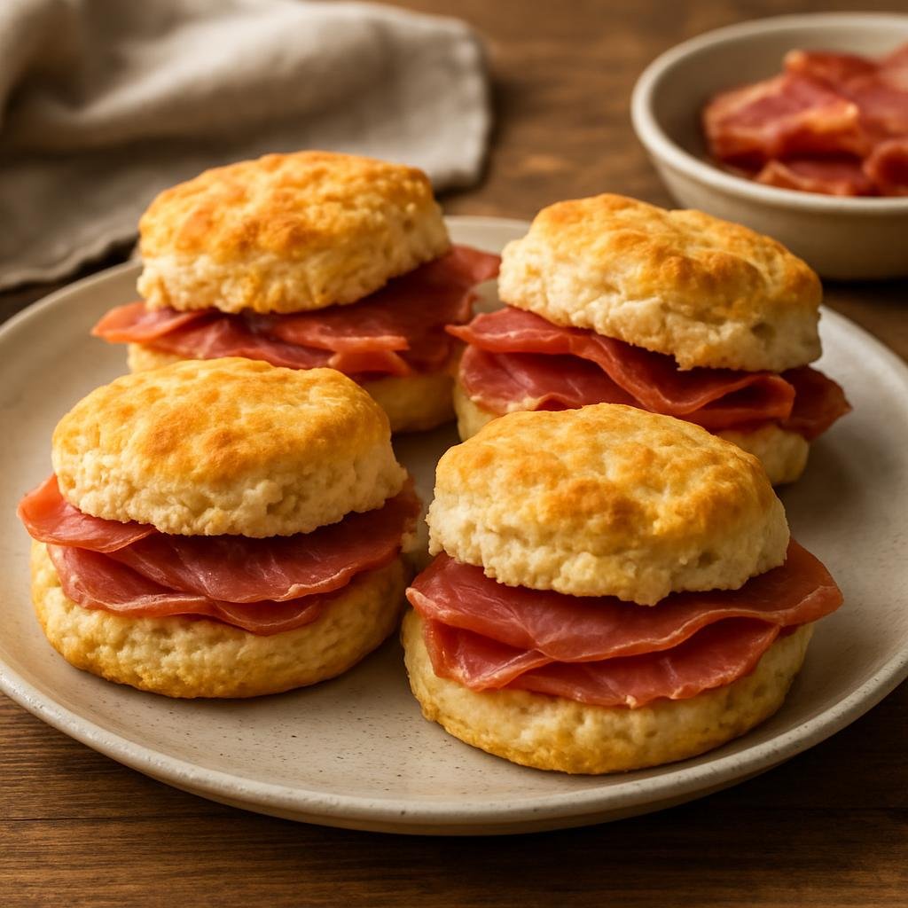 Appetizer: United States – Tennessee (Southern United States) – Country Ham Biscuits recipe