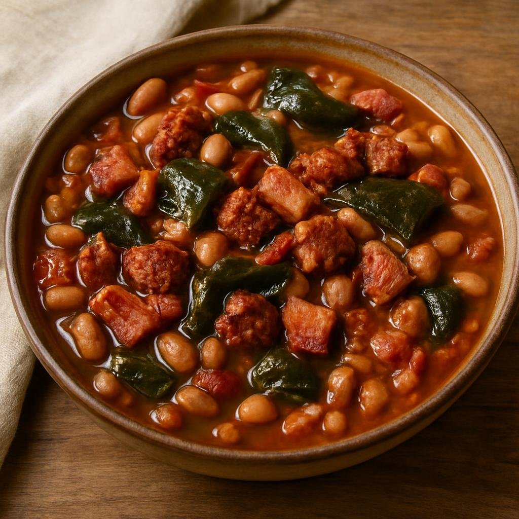 Side Dish: Mexico – Puebla, Central Mexico – Frijoles Charros Poblanos recipe