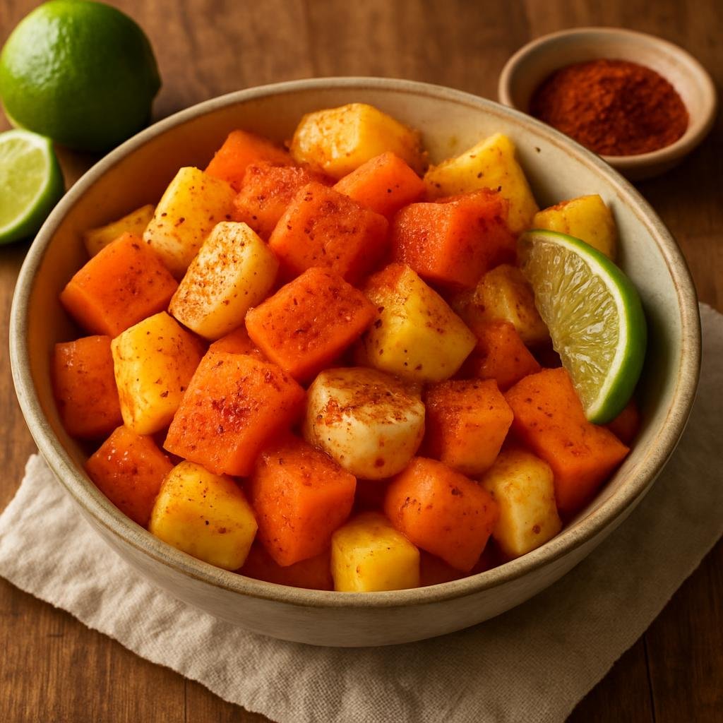 Salad: Mexico – Jalisco, Western Mexico – Ensalada de Frutas con Chile recipe
