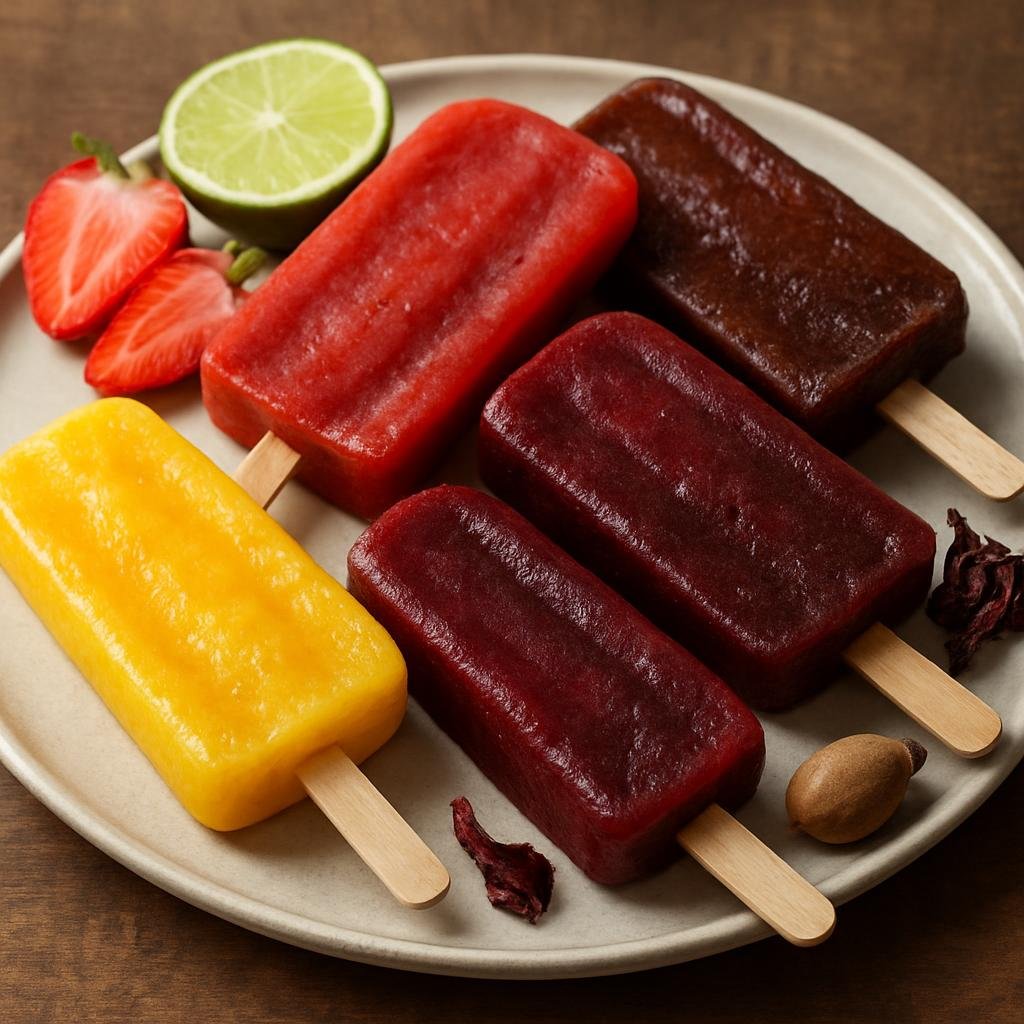 Dessert: Mexico – Morelos (Central Mexico) – Paletas de Morelos (Morelos Popsicles) recipe