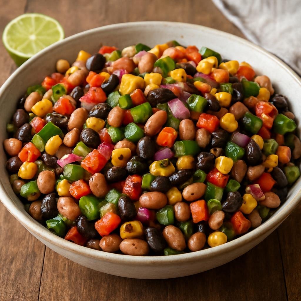 Salad: Mexico – Sonora (Northern Mexico) – Ensalada de Frijoles (Bean Salad) recipe