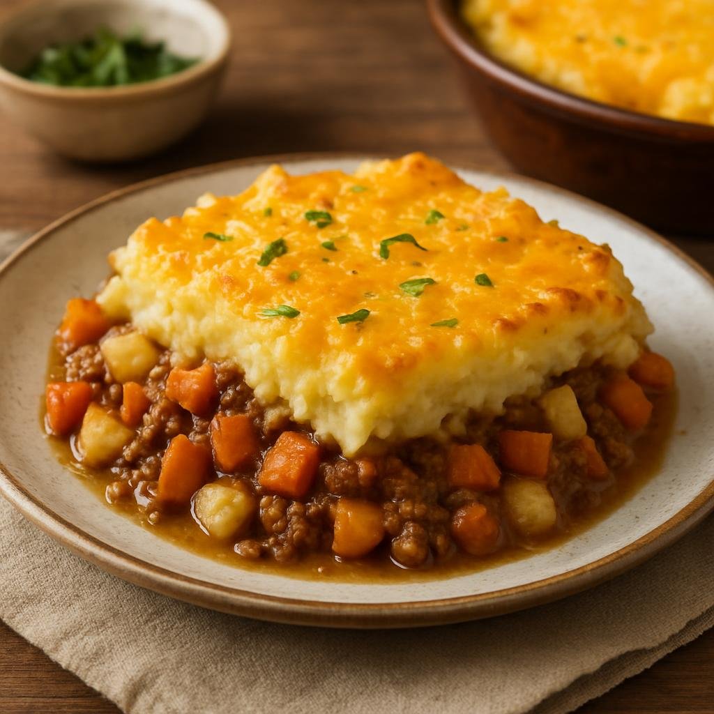 Entree: United States – Vermont, New England – Vermont Shepherd's Pie recipe