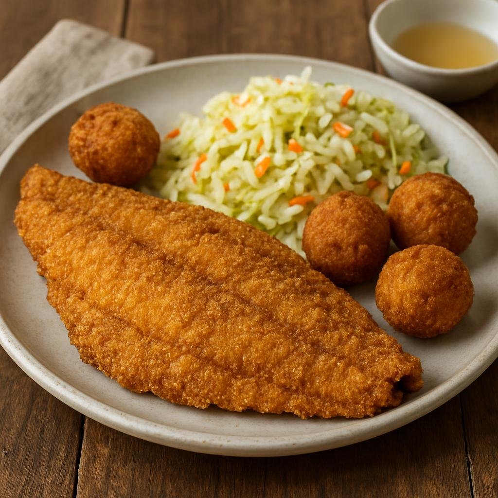 Entree: United States – Southern United States (North Carolina) – Fried Catfish recipe