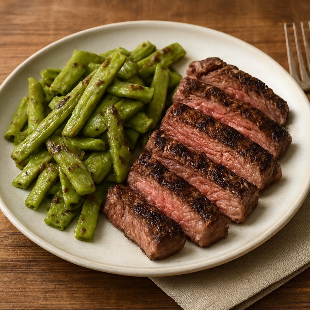 Entree: Mexico – Queretaro, Bajio Mexico – Nopalitos con Arrachera (Grilled Skirt Steak with Cactus Pads) recipe