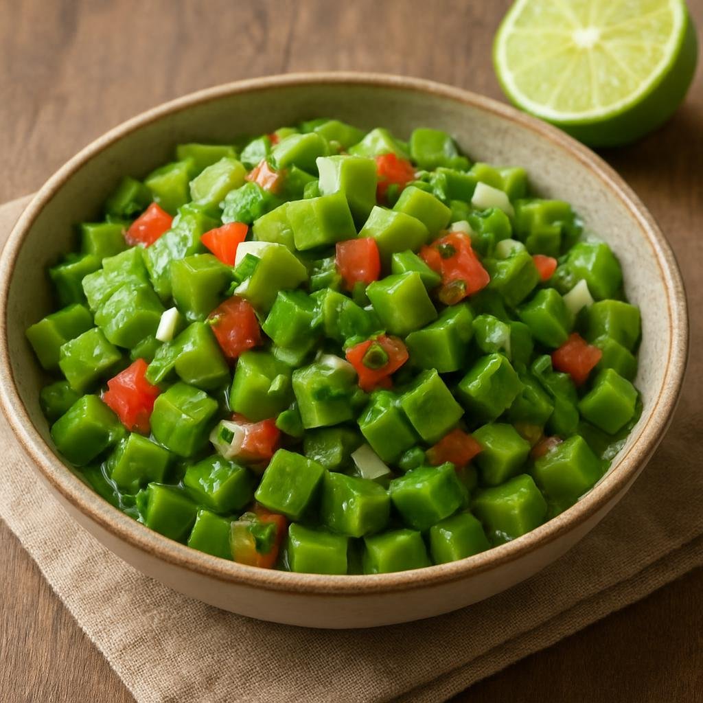 Salad: Mexico – Yucatan Peninsula Mexico – Ensalada de Nopal recipe