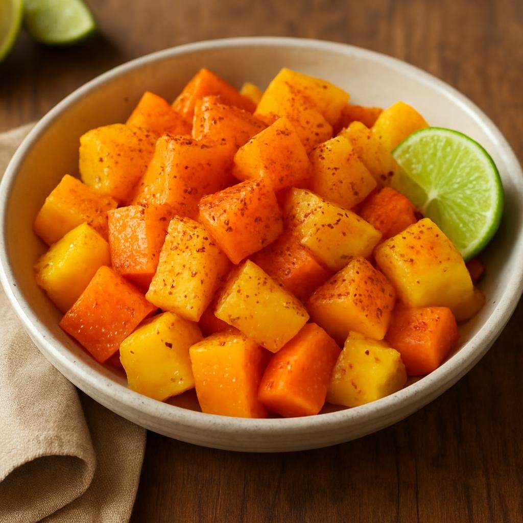 Salad: Mexico – Michoacan – Ensalada de Frutas con Chile recipe
