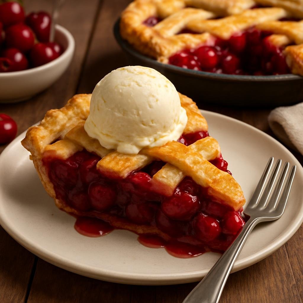 Dessert: United States – Great Lakes United States (Michigan) – Michigan Cherry Pie recipe
