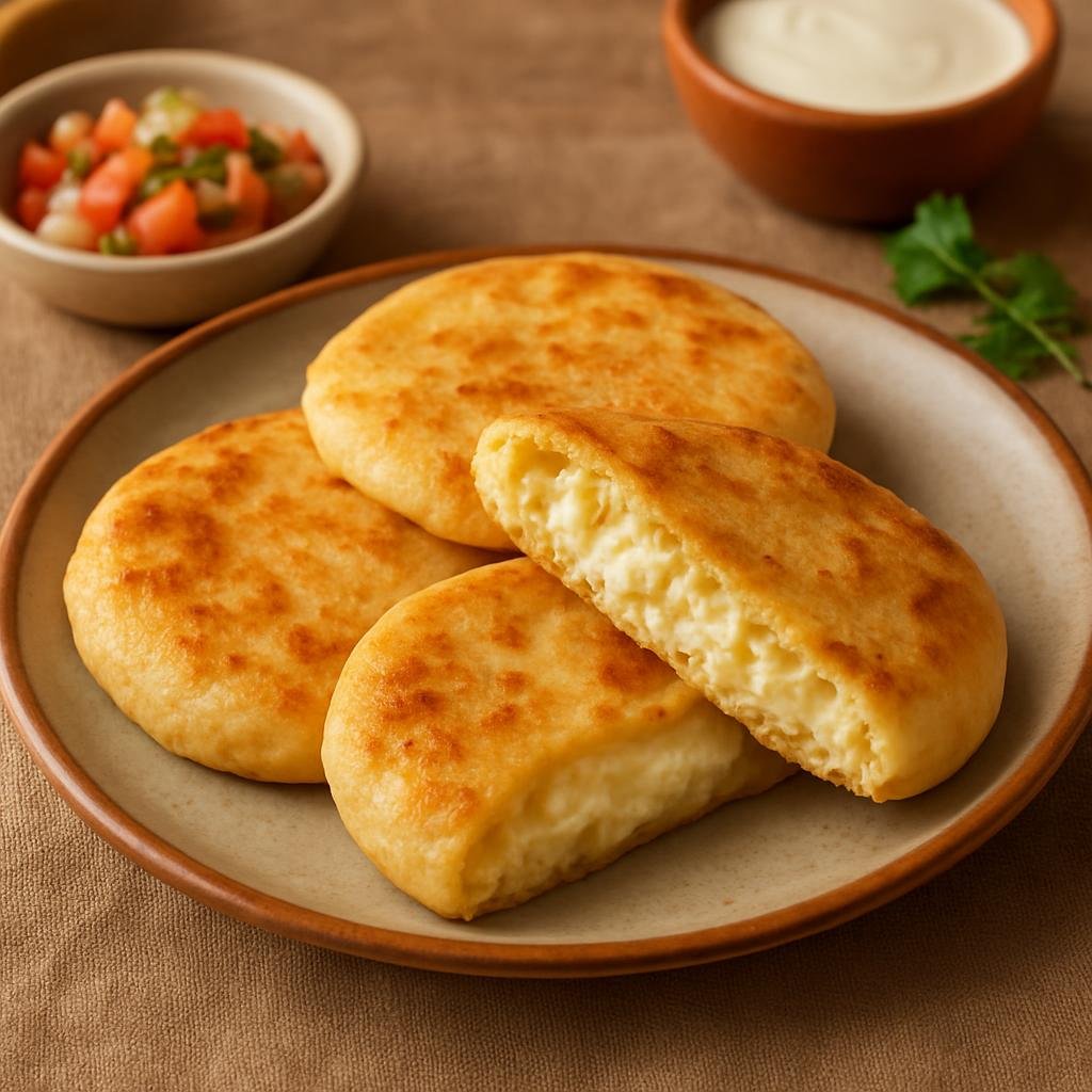 Entree: Mexico – Coahuila, Northern Mexico – Gorditas de Nata Coahuilenses (Cream-Enriched Gorditas) recipe