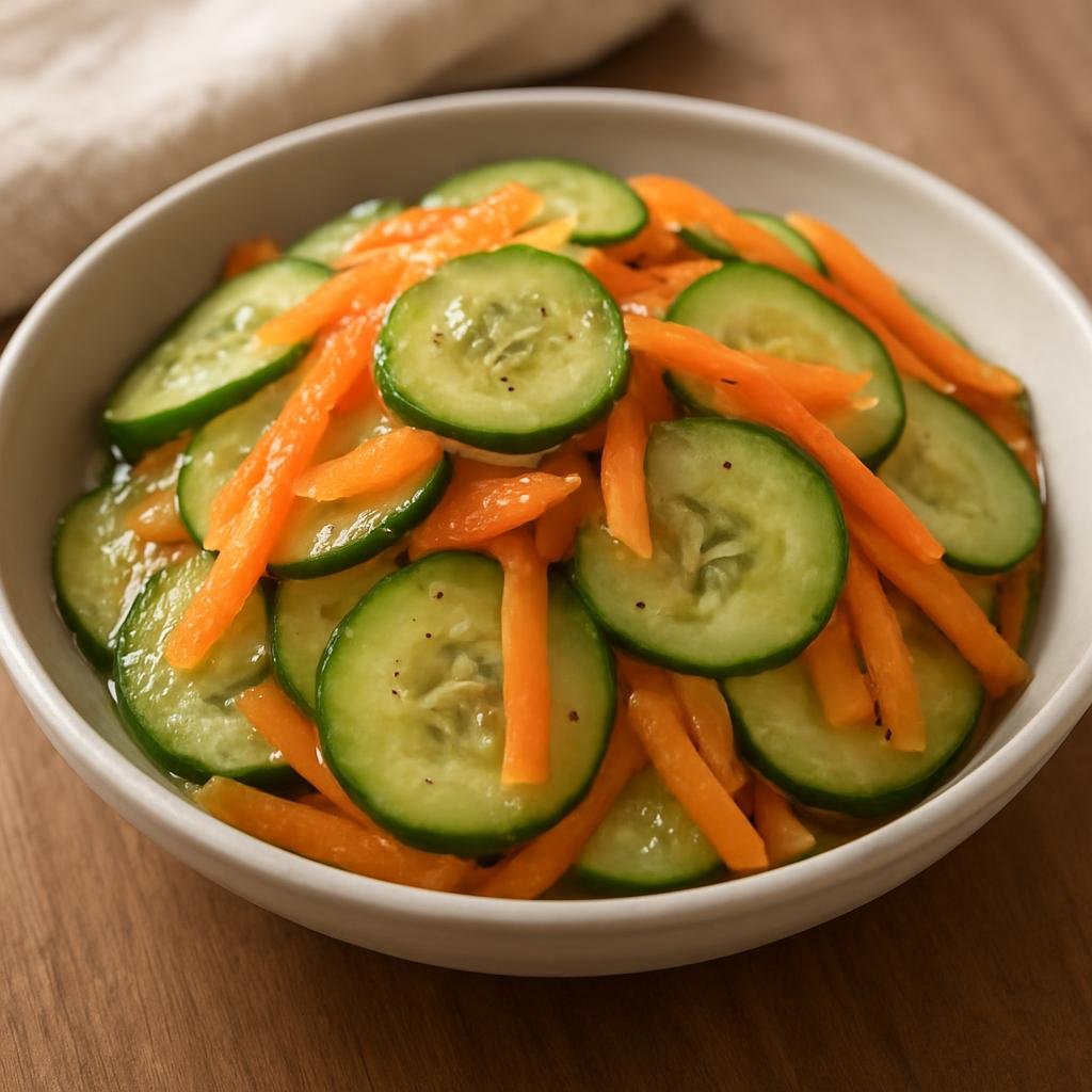 Salad: United States – Hawaii – Namasu (Pickled Cucumber & Carrot Salad) recipe