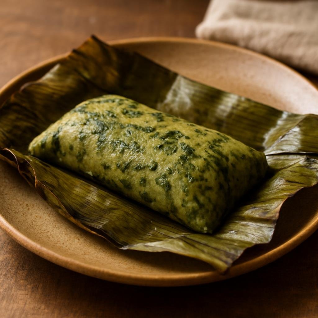 Entree: Mexico – Tabasco, Gulf Coast Mexico – Tamal de Chipilín (Chipilín Tamal) recipe