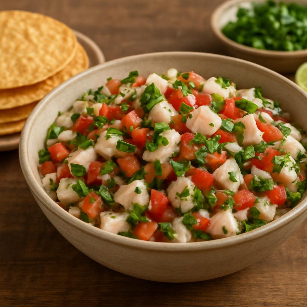 Entree: Mexico – Colima / Western Mexico – Ceviche Colimense (Colima-style Ceviche) recipe