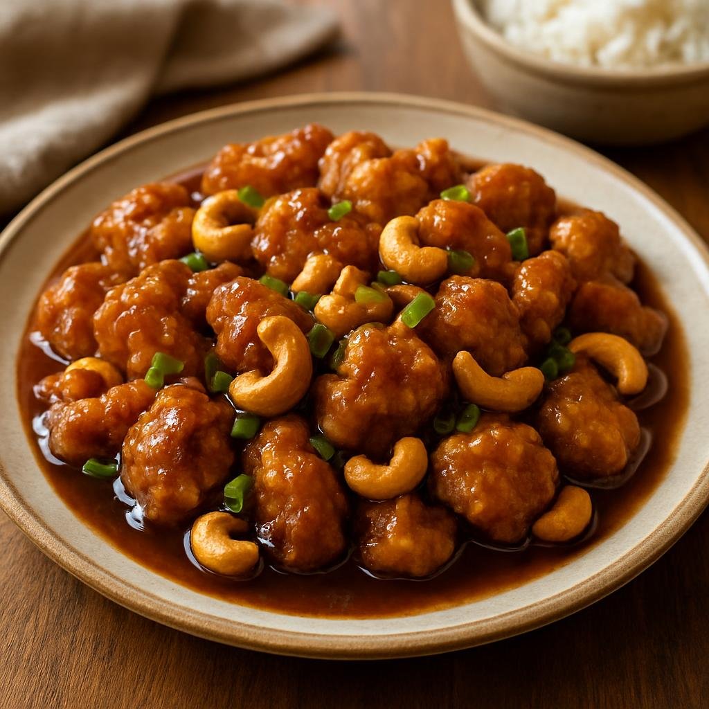 Entree: United States – Missouri (Midwestern United States) – Springfield-Style Cashew Chicken recipe