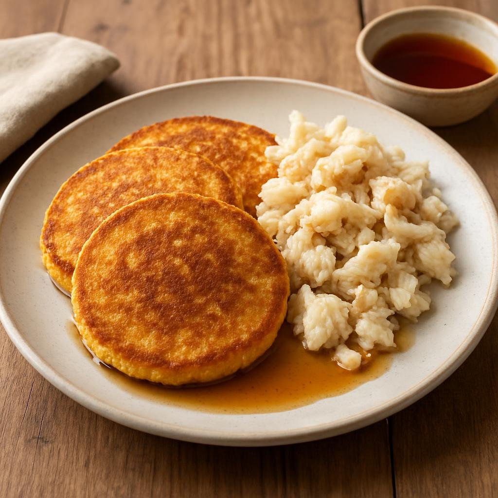 Entree: United States – Massachusetts, New England – Johnnycakes recipe