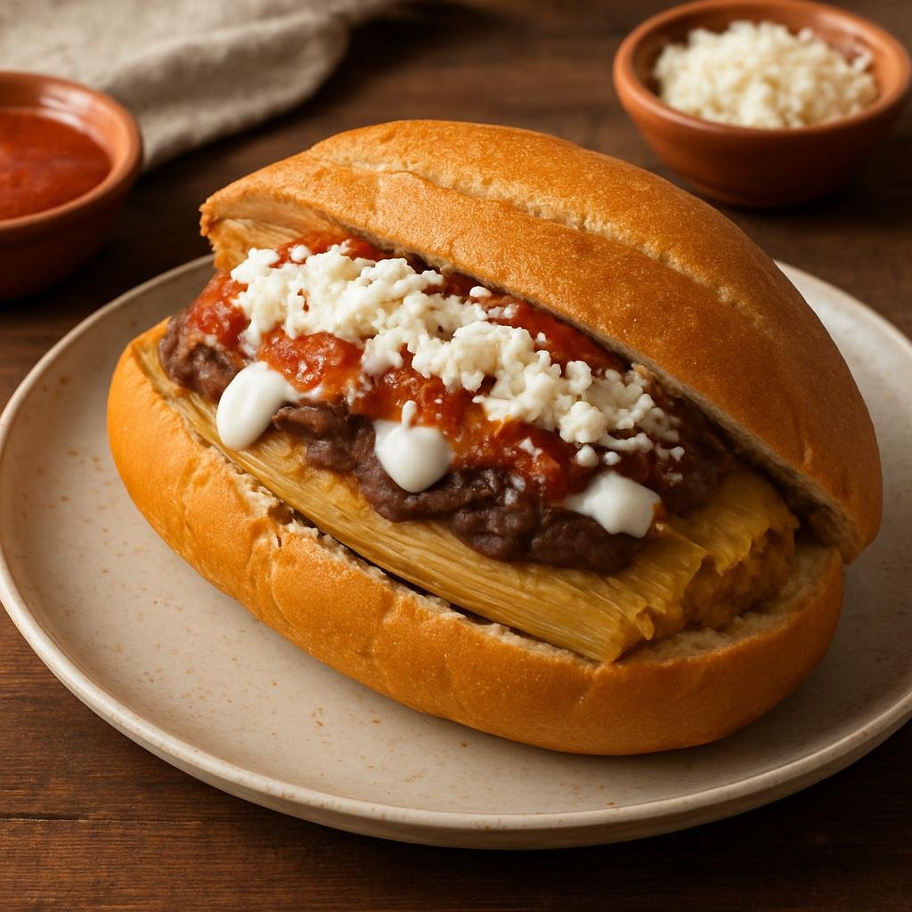 Entree: Mexico – Mexico City – Torta de Tamal recipe