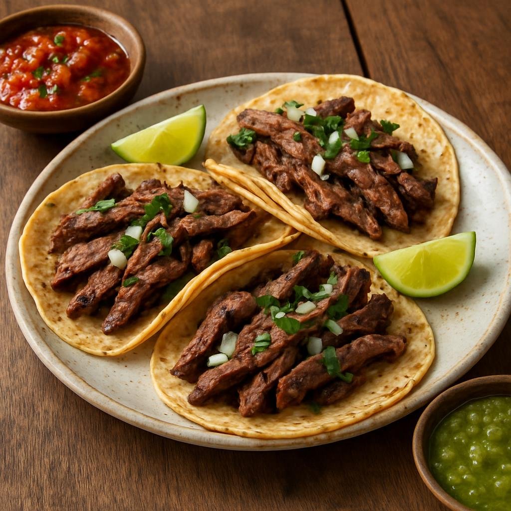 Entree: Mexico – Sonora (Northern Mexico) – Tacos de Carne Asada recipe
