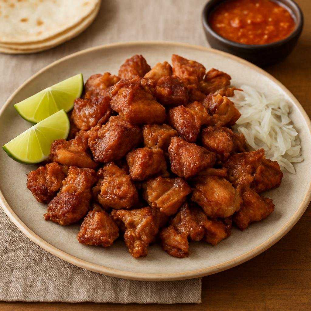 Entree: Mexico – Michoacan, Western Mexico – Carnitas de Michoacán recipe
