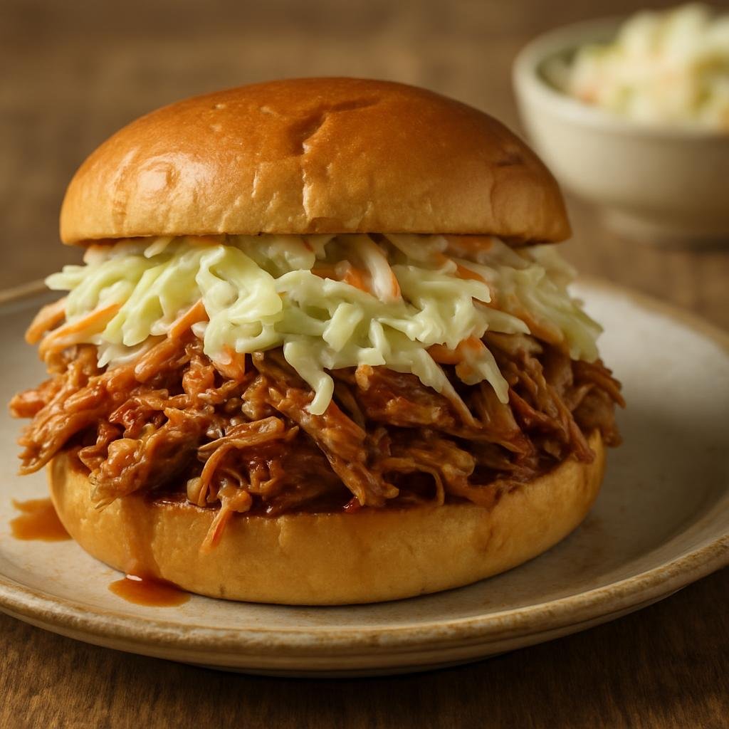 Entree: United States – Southern United States (Georgia) – Georgia Pulled Pork Sandwich recipe