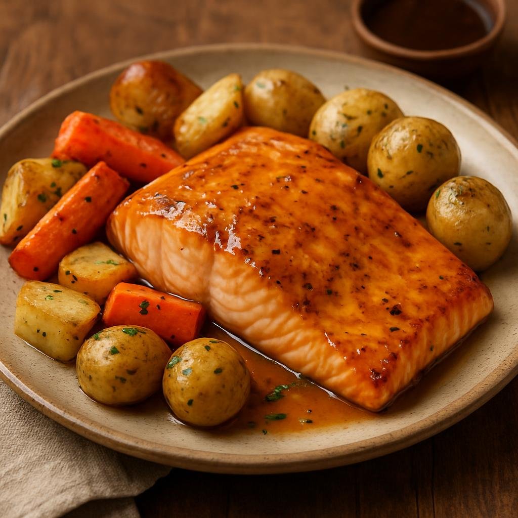 Entree: United States – Alaska – Alaskan Salmon Bake recipe