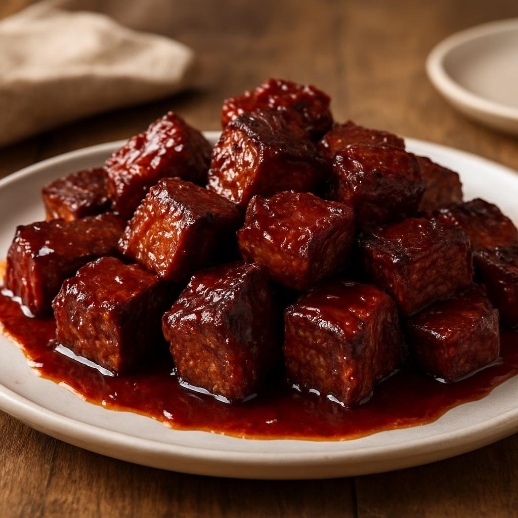 Entree: United States – Missouri (Kansas City, Midwestern United States) – Kansas City-Style Burnt Ends recipe