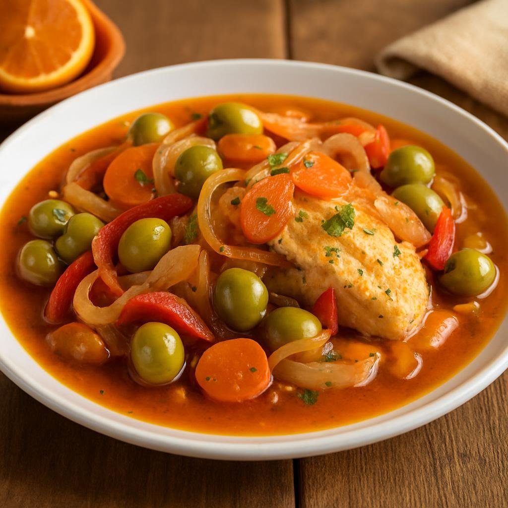 Entree: Mexico – Campeche, Yucatan Peninsula Mexico – Escabeche Oriental recipe