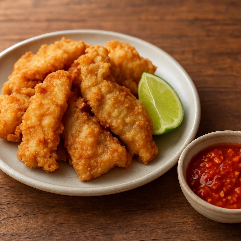 Appetizer: Mexico – Pacific Coast Mexico — Sinaloa – Chicharrón de Pescado (Crispy Fried Fish) recipe
