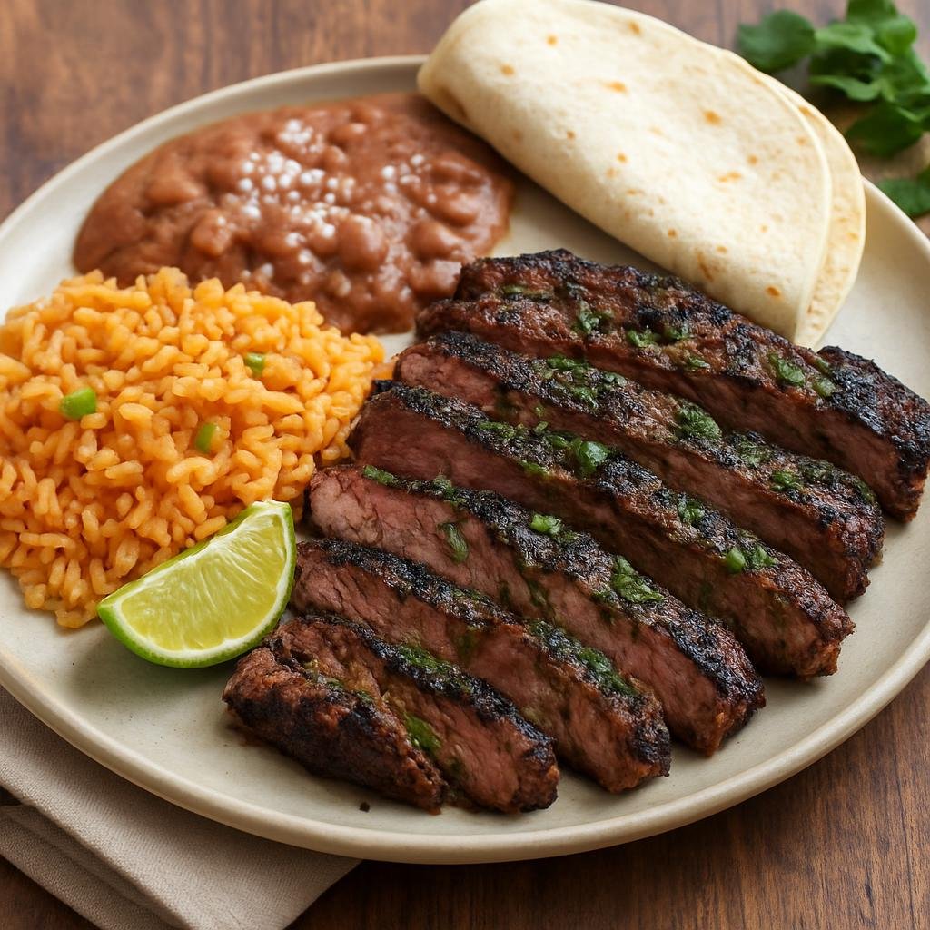 Entree: United States – Southwestern United States (Arizona) – Carne Asada Plate recipe