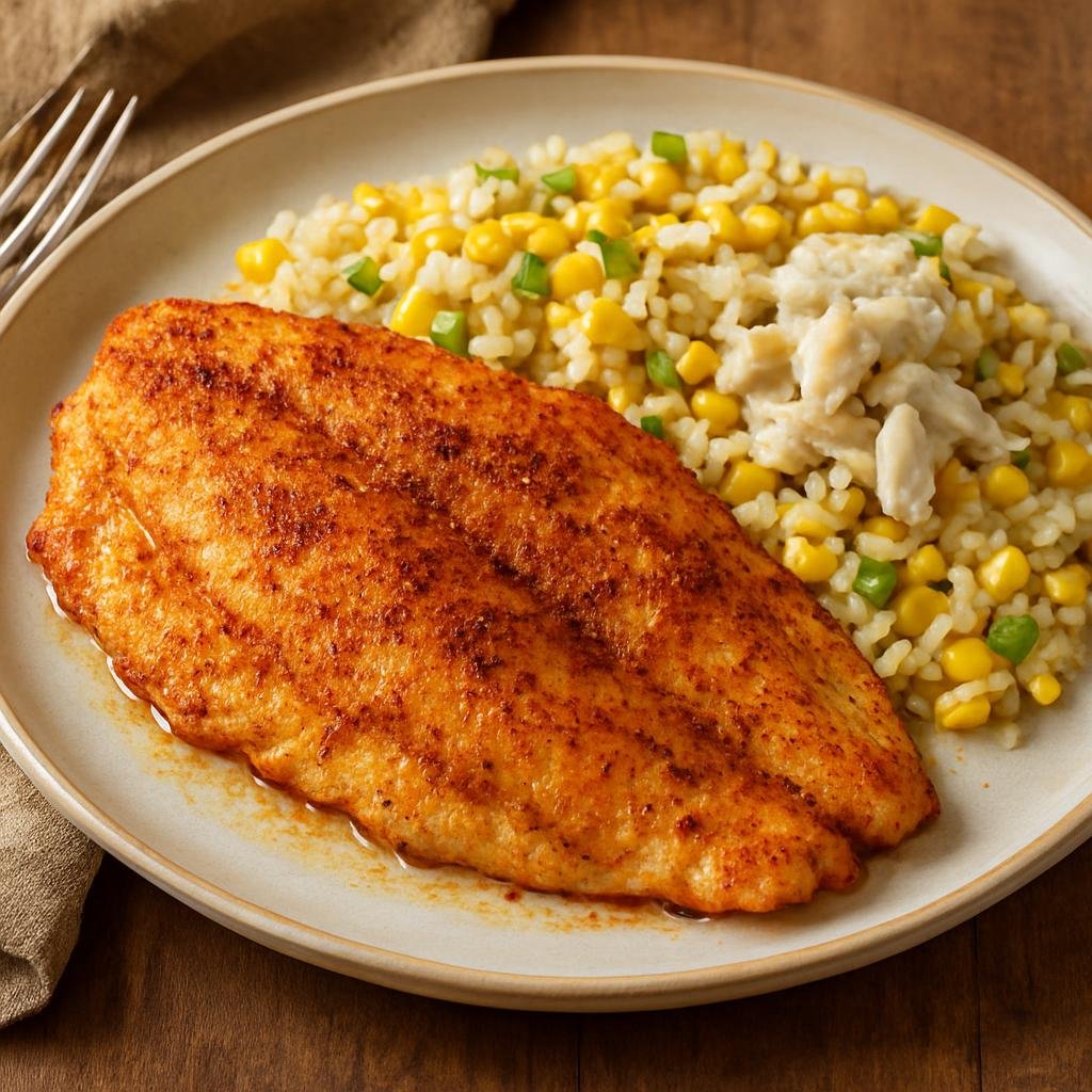 Entree: United States – District of Columbia (National Capital Region) – Rockfish with Old Bay recipe