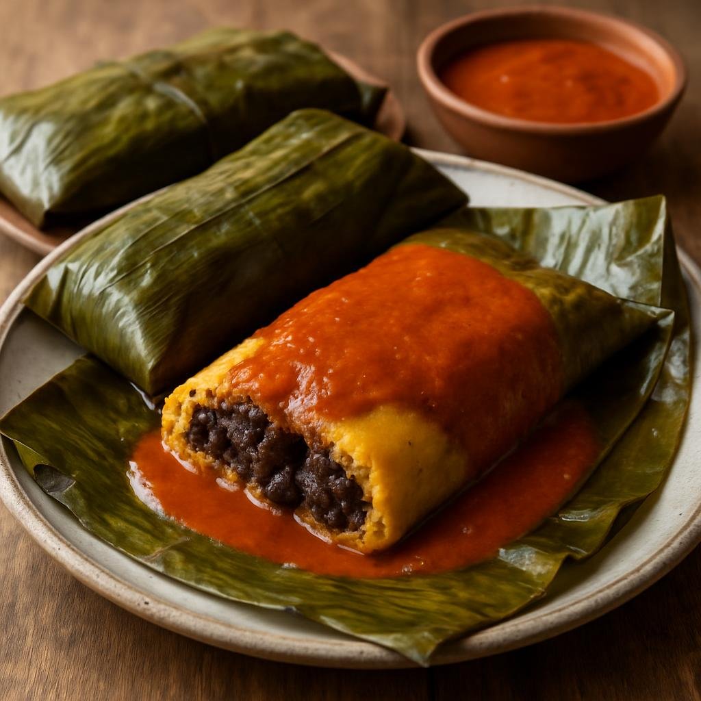 Entree: Mexico – Pacific Coast Mexico (Guerrero) – Tamales Nejos recipe