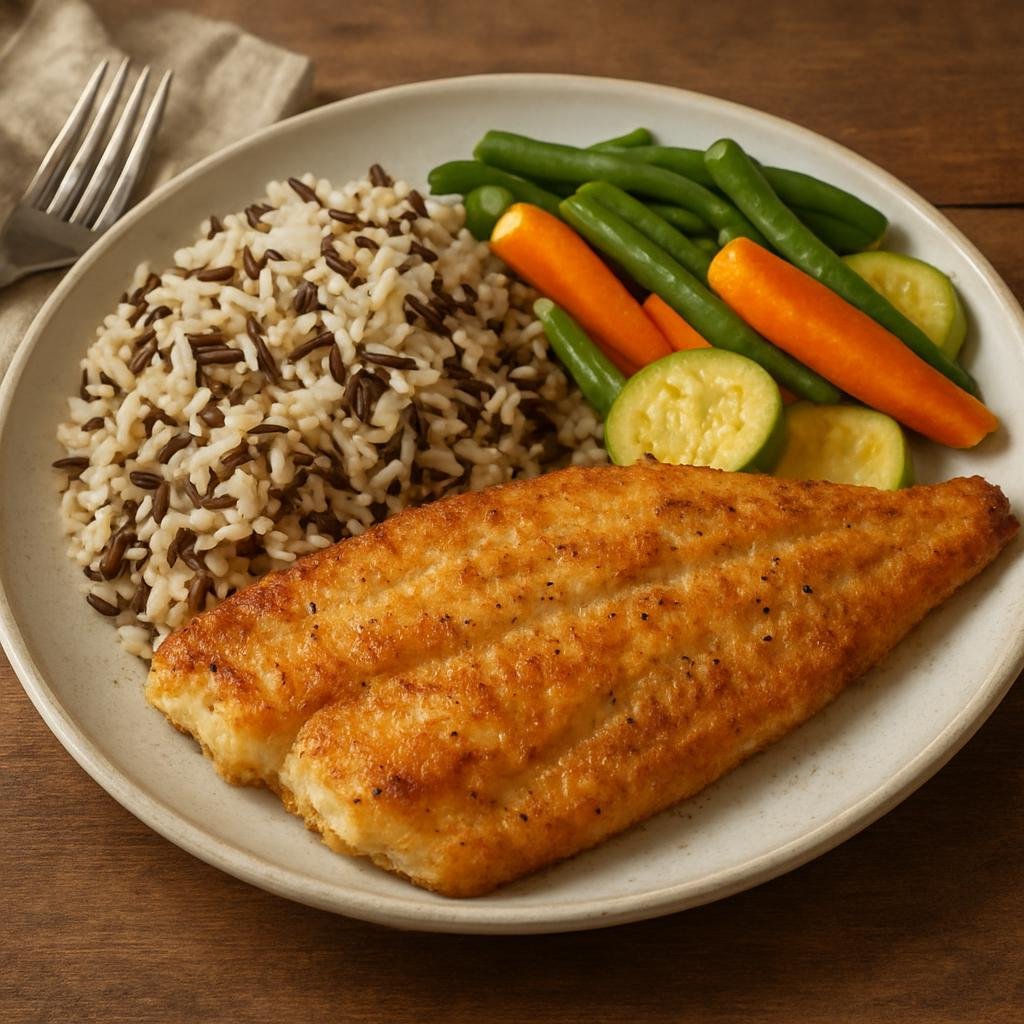 Entree: Canada – Canadian Prairies (Manitoba) – Pickerel Dinner recipe