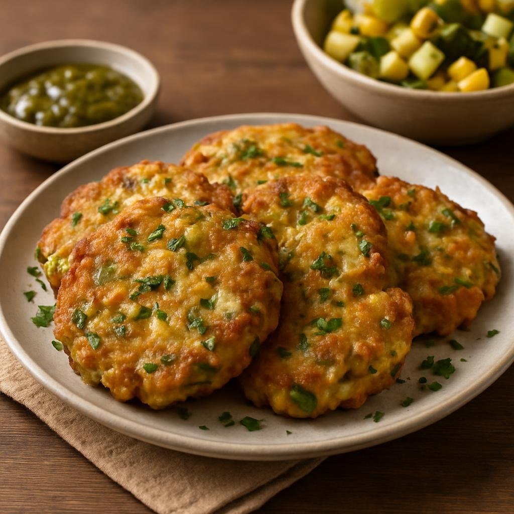 Appetizer: United States – New Mexico, Southwestern United States – Calabacitas Fritters recipe