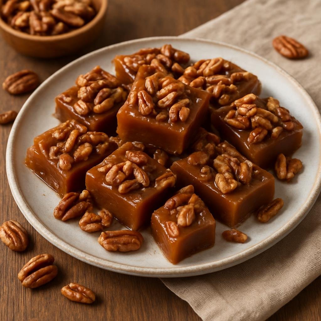 Appetizer: Mexico – Nuevo Leon – Glorias (Goat's Milk-Pecan Caramels) recipe