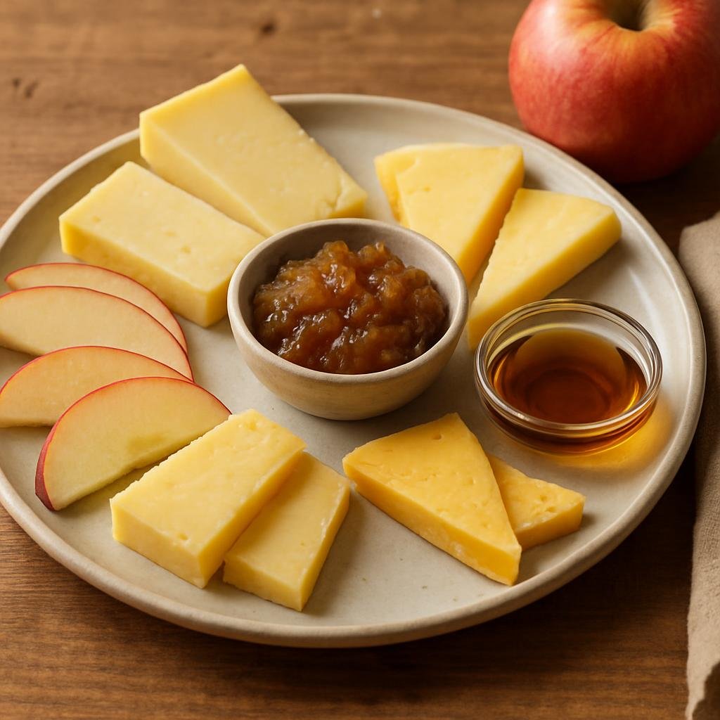 Appetizer: United States – Vermont (New England) – Vermont Cheddar Cheese Plate recipe