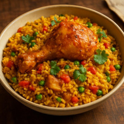 Entree: Peru – Arroz con Pollo (Rice with Chicken) recipe