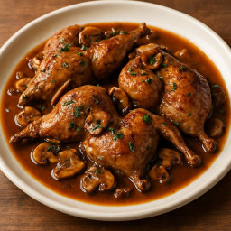 Entree: Italy – Sicily – Quaglie al Marsala (Quail in Marsala wine) recipe