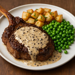 Entree: France – Steak au poivre (Peppercorn steak) recipe