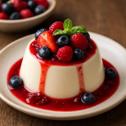 Dessert: Italy – Piedmont – Panna cotta (set cream dessert) recipe