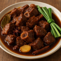 Entree: China – 红烧牛腱 ➤ Hóngshāo niújiàn (Red-braised beef shank) recipe