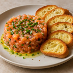 Appetizer: France – Tartare de saumon (salmon tartare) recipe