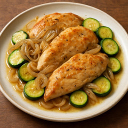 Entree: France – Poulet aux échalotes (Chicken with shallots) recipe