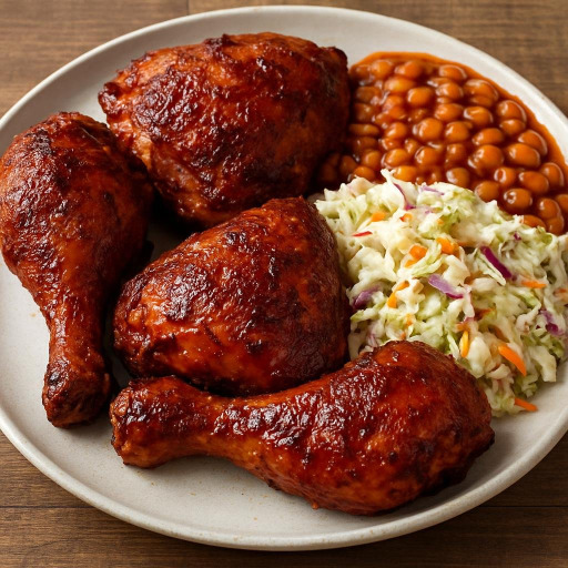 Entree: United States – Kansas City, Missouri – Kansas City–style barbecue chicken recipe