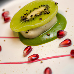 Dessert: United States –Pomegranate Kiwi Semi-Frozen Dessert recipe