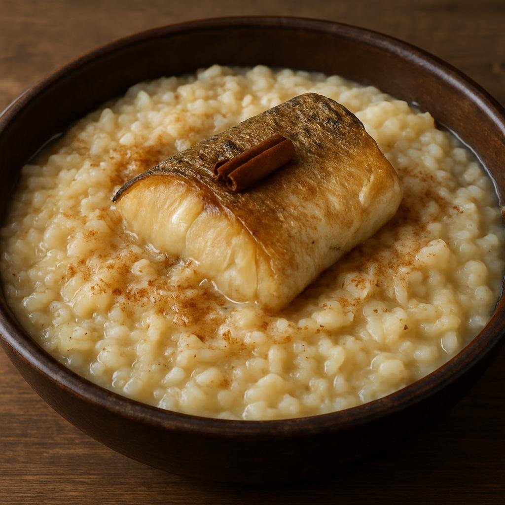 Entree: Sao Tome and Principe – Arroz Doce com Peixe (Sweet rice with fish) recipe