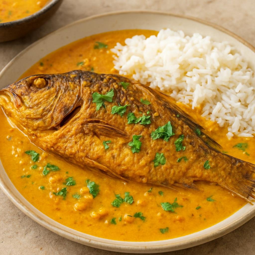 Entree: Tanzania – Dar es Salaam & Coast – Samaki wa Kupaka (Fish with coconut sauce) recipe