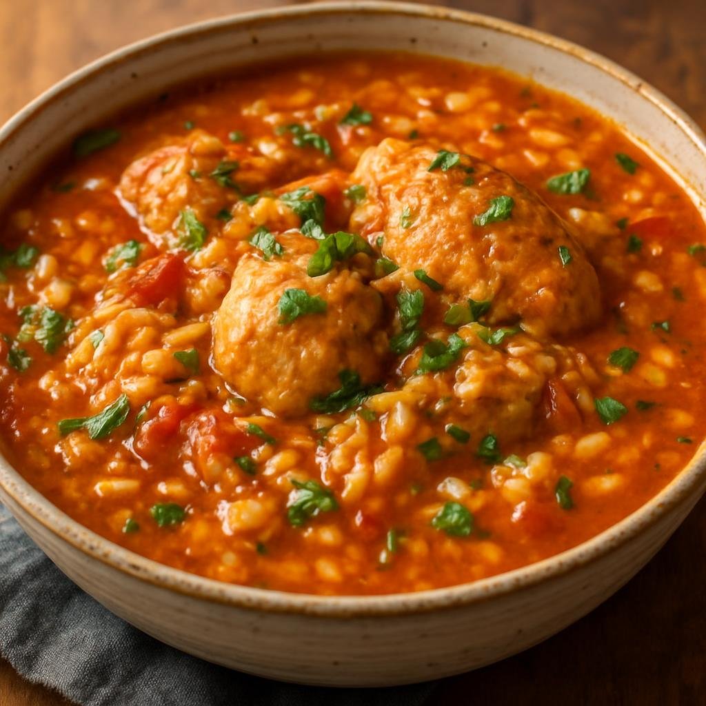 Entree: Puerto Rico – National Cuisine – Asopao de Pollo (A hearty Puerto Rican chicken and rice stew with sofrito and savory seasonings) recipe