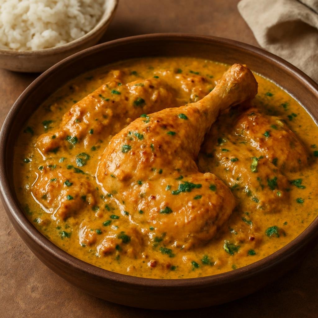 Entree: Macau – Capela (A Macanese baked chicken in a coconut-spice sauce combining Portuguese and Cantonese influences) recipe