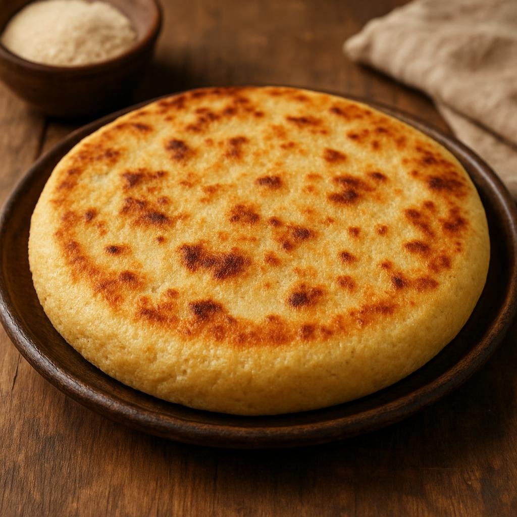 Entree: Algeria – Algiers & North Coast – كسرة ➤ Kesra (Thick semolina flatbread traditionally cooked on a flat griddle) recipe