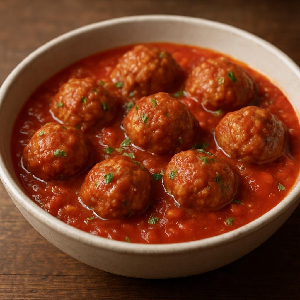 Entree: Malta – Pulpetti (Small Maltese meatballs simmered in a tomato-based sauce) recipe
