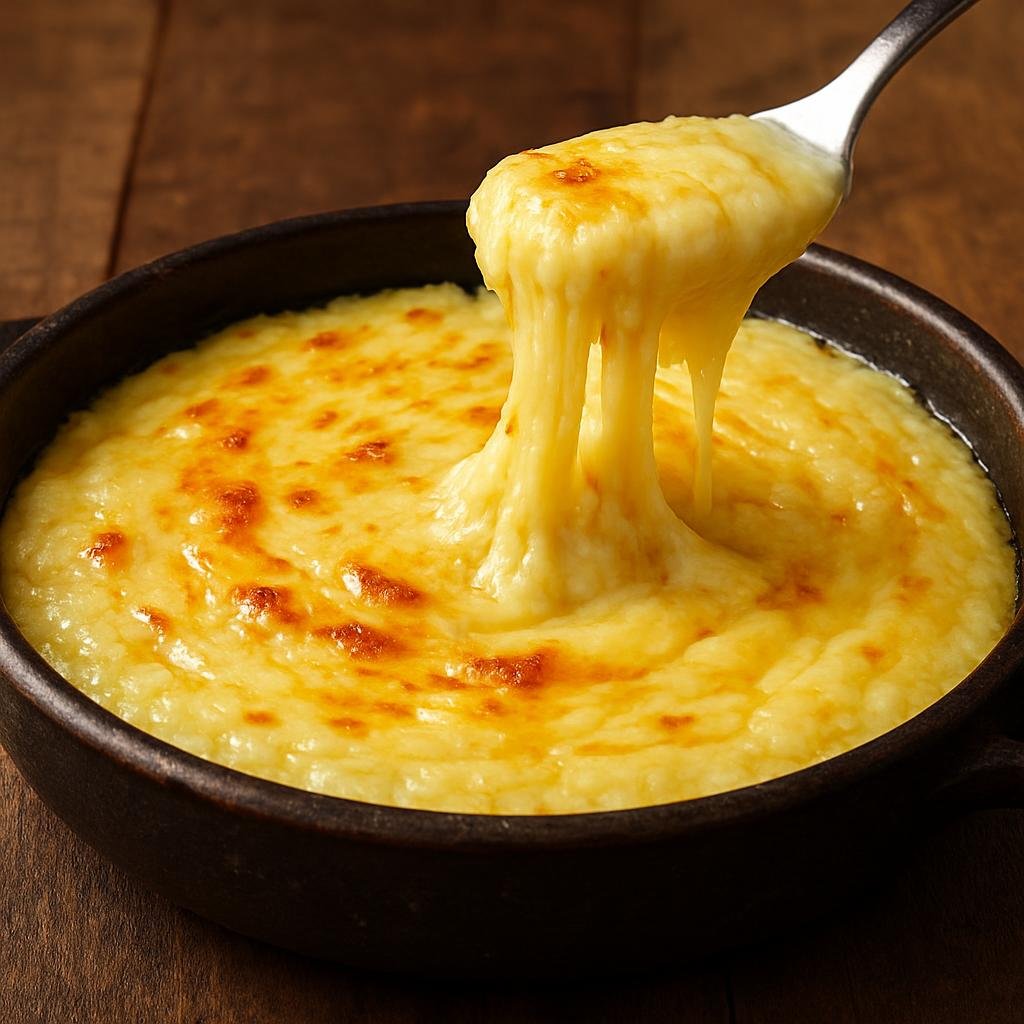 Entree: Turkey – Black Sea Turkey – Mıhlama (Rustic Black Sea melted cheese and cornmeal dish cooked with butter) recipe