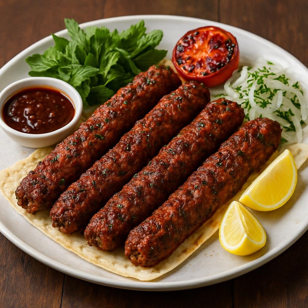 Entree: Iran – Caspian / Gilan – کباب ترش ➤ Kabab-e Torsh (Gilan-style sour grilled minced meat kebabs marinated with pomegranate and local herbs) recipe